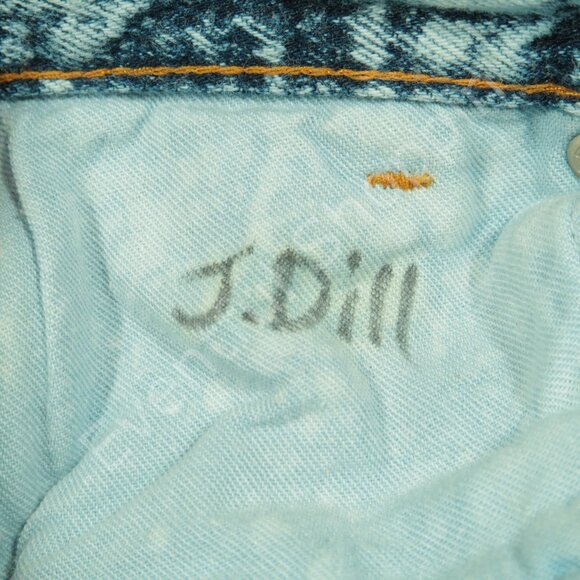 Vintage Levis 501 Jeans Womens 25 Blue Acid Washed Made in USA 80s Denim - Picture 5 of 7